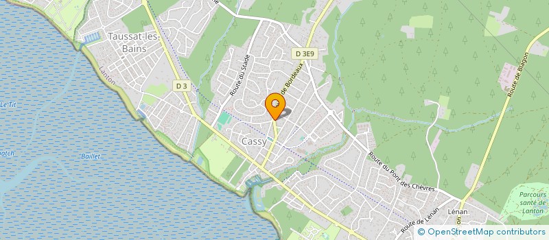 localisation de l'entreprise SALTO DU BASSIN  LANTON