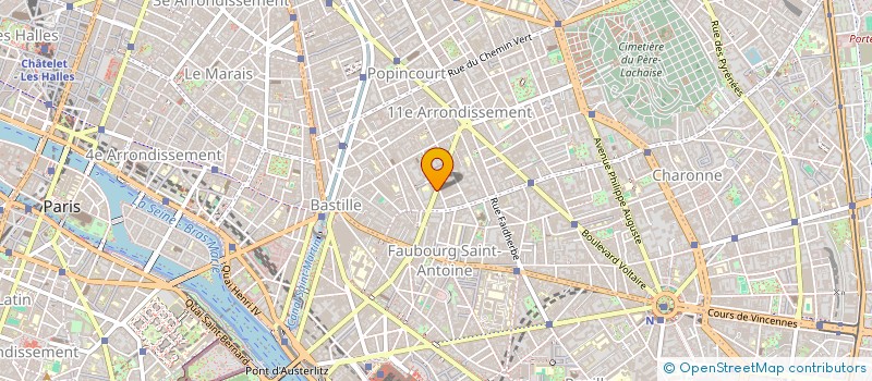 localisation de l'entreprise SALTO PRODUCTIONS à PARIS