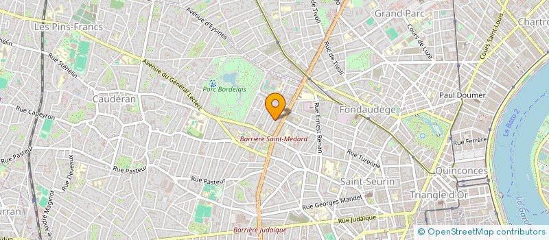 localisation de l'entreprise SALTY CREATIVE  BORDEAUX