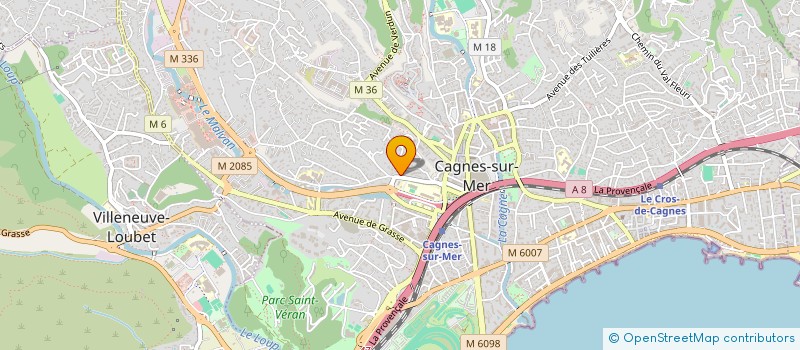 localisation de l'entreprise SALTY ENDURANCE TEAM  CAGNES-SUR-MER