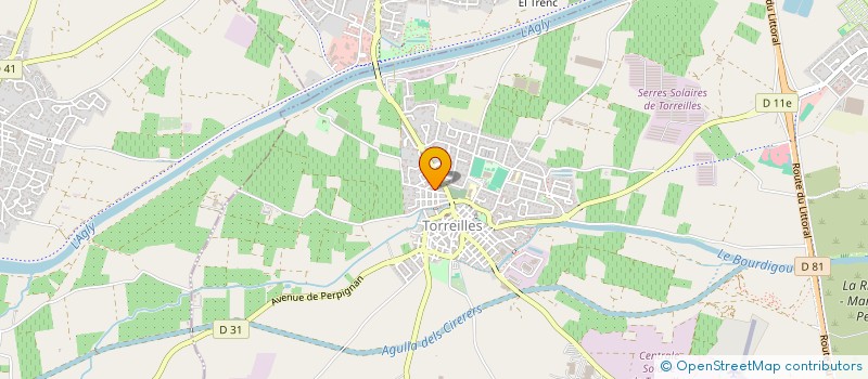 localisation de l'entreprise SALTY KIDS  TORREILLES