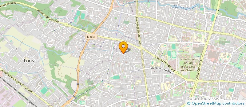 localisation de l'entreprise SALU  BILLERE