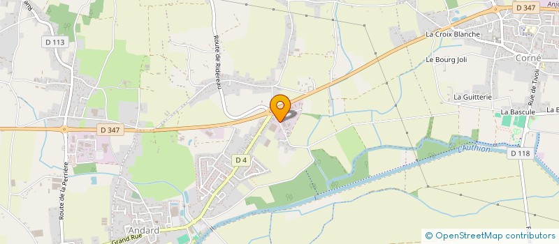 localisation de l'entreprise SALU  LOIRE-AUTHION