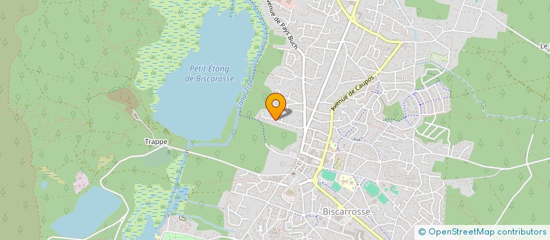 localisation de l'entreprise SALU'JURICO  BISCARROSSE