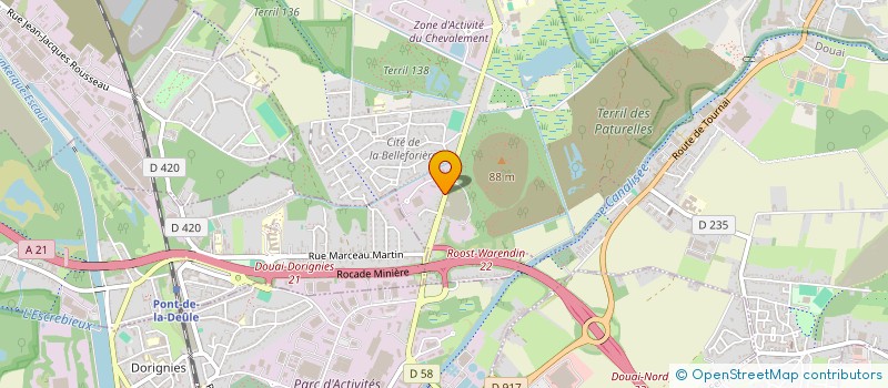 localisation de l'entreprise SALUARD  ROOST-WARENDIN