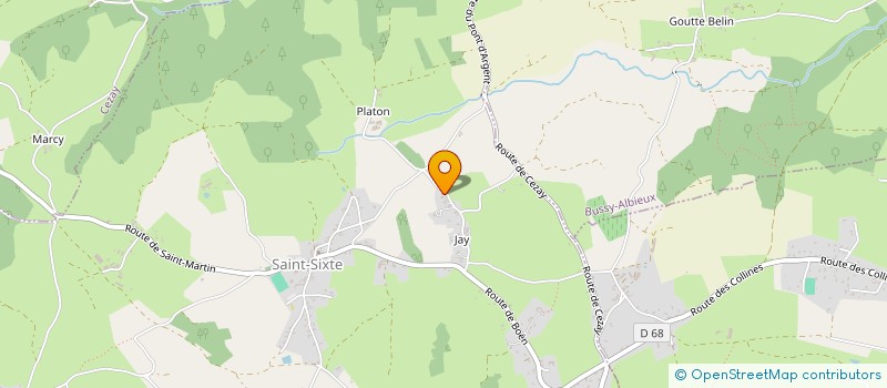 localisation de l'entreprise SALUCLARULE  SAINT-SIXTE