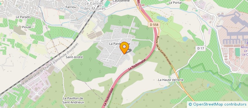 localisation de l'entreprise SALUD SCI  LE CANNET-DES-MAURES