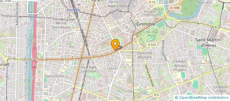 localisation de l'entreprise SALUDE à GRENOBLE