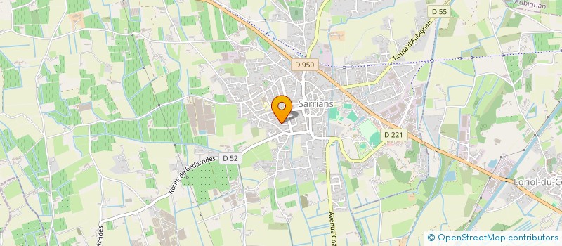 localisation de l'entreprise SALUI ET CIE CSRL  SARRIANS