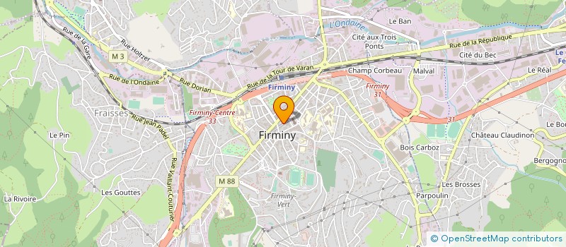 localisation de l'entreprise SALUNAT' BIO à FIRMINY