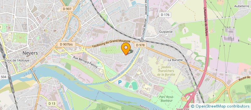 localisation de l'entreprise SALUT LES COPEAUX à NEVERS