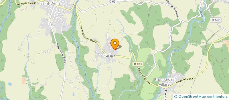 localisation de l'entreprise SALUTE !!!  BROUSSES-ET-VILLARET