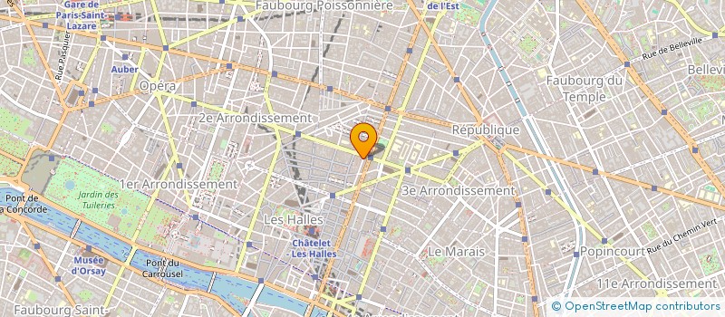 localisation de l'entreprise SALUTI à PARIS