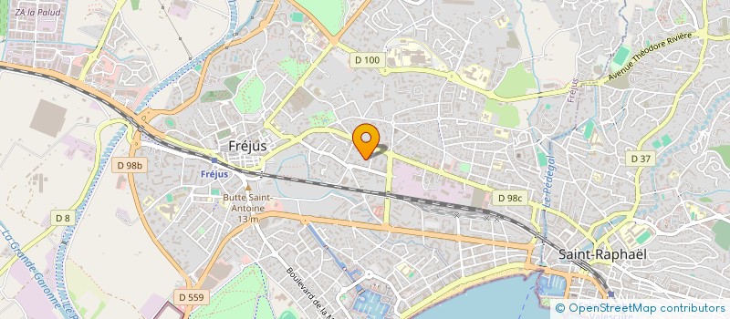 localisation de l'entreprise SALUTIS à FREJUS