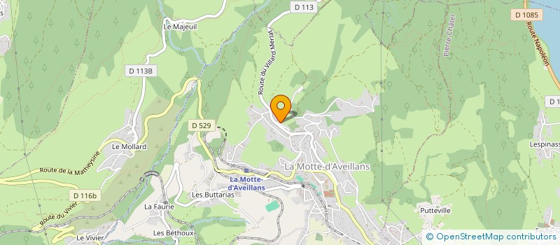 localisation de l'entreprise SALUTO  LA MOTTE-D'AVEILLANS