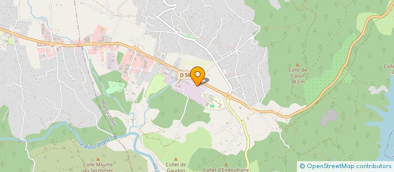 localisation de l'entreprise SALUZZO ET FILS à MONTAUROUX