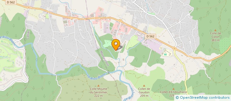 localisation de l'entreprise SALUZZO IMMOBILIER  MONTAUROUX