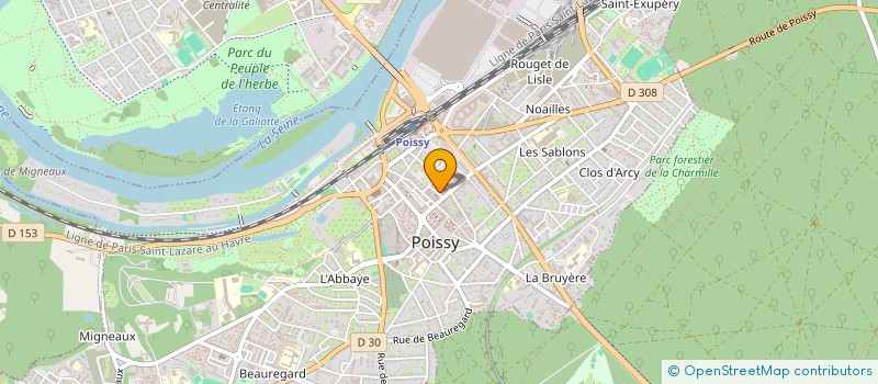 localisation de l'entreprise SALVA à POISSY