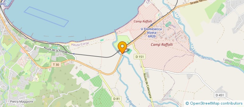 localisation de l'entreprise SALVA  LUMIO