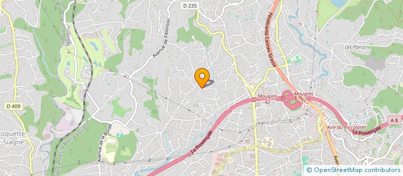 localisation de l'entreprise SALVA CONSULTING à MOUGINS