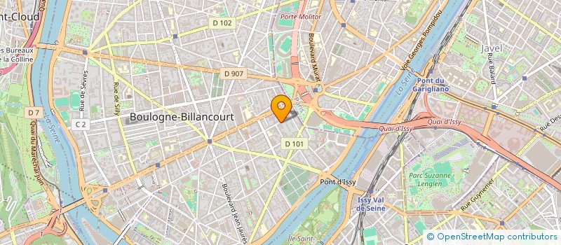 localisation de l'entreprise SALVA FRUITS à BOULOGNE-BILLANCOURT