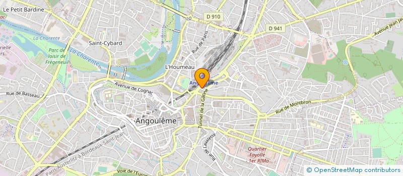 localisation de l'entreprise SALVAC à ANGOULEME