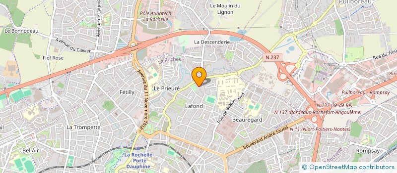 localisation de l'entreprise SALVADOR ALLENDE  LA ROCHELLE