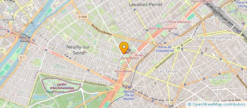 localisation de l'entreprise SALVADOR INTERNATIONAL à NEUILLY-SUR-SEINE
