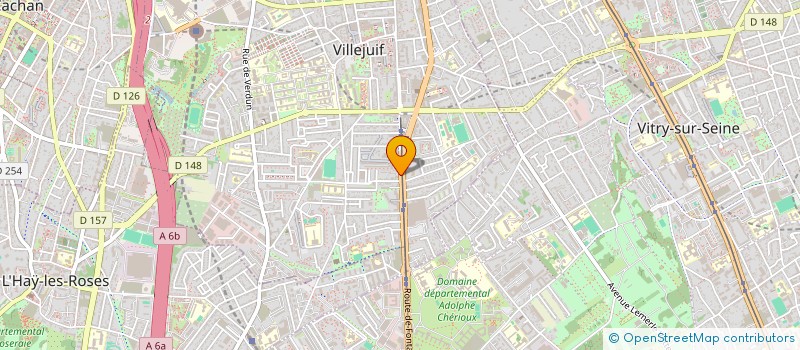 localisation de l'entreprise SALVADOR INVEST à VILLEJUIF