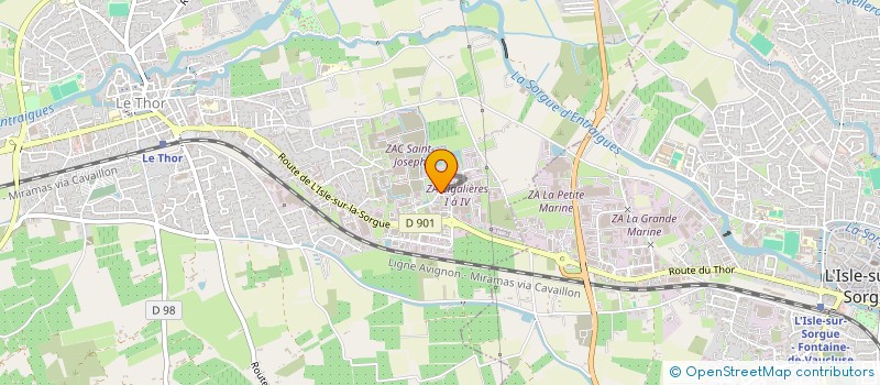 localisation de l'entreprise SALVADORA  LE THOR