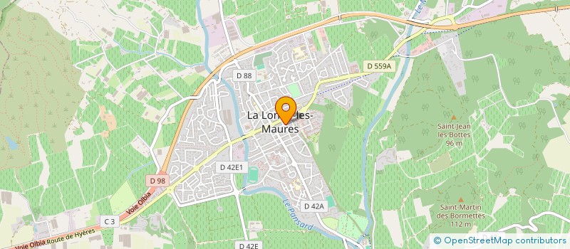 localisation de l'entreprise SALVADORI ALAIN  LA LONDE-LES-MAURES