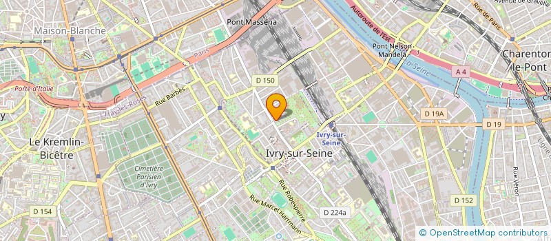 localisation de l'entreprise SALVAGNY à IVRY-SUR-SEINE