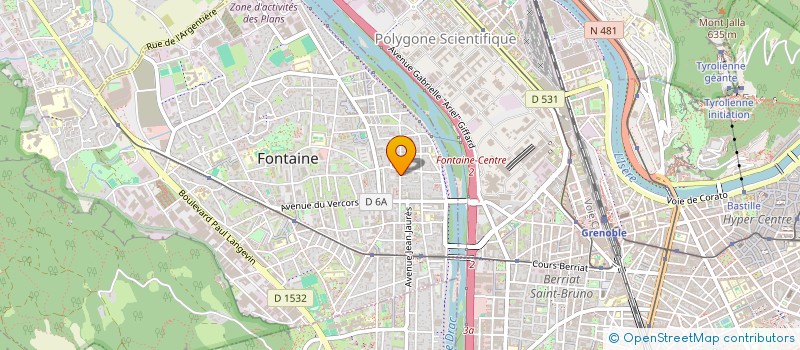 localisation de l'entreprise SALVAIA 'C'EST PLUS FORT QUE TOIT' à SASSENAGE