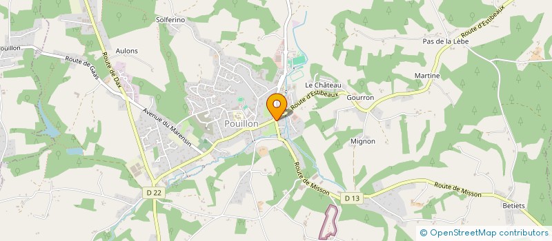 localisation de l'entreprise SALVAIRE DECAP à POUILLON