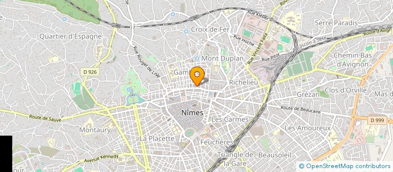 localisation de l'entreprise SALVAT TRANSPORT à NIMES