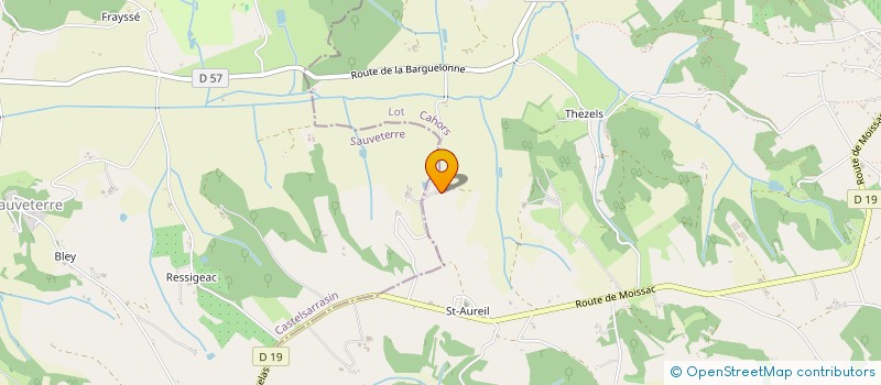 localisation de l'entreprise SALVATERRA EN QUERCY  CASTELNAU-MONTRATIER