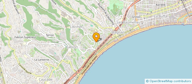 localisation de l'entreprise SALVATORE NATURA à NICE