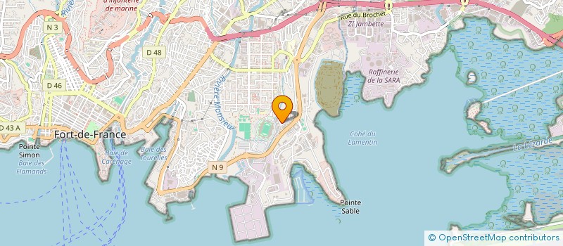 localisation de l'entreprise SALVE 75  FORT-DE-FRANCE