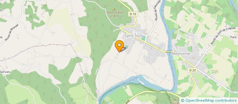 localisation de l'entreprise SALVEJAC  SAINT-SOZY