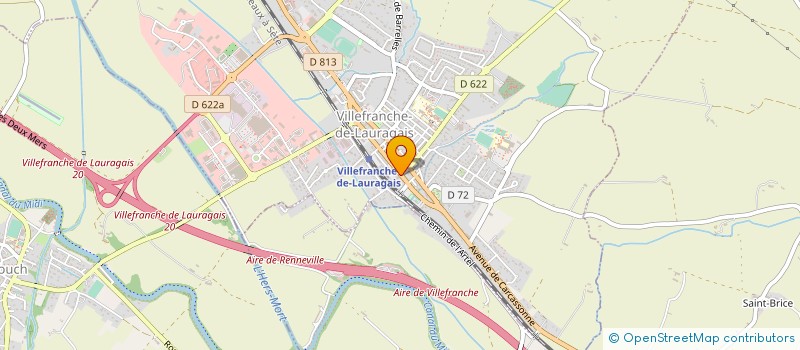localisation de l'entreprise SALVETAT GEOMETRE-EXPERT  VILLEFRANCHE-DE-LAURAGAIS