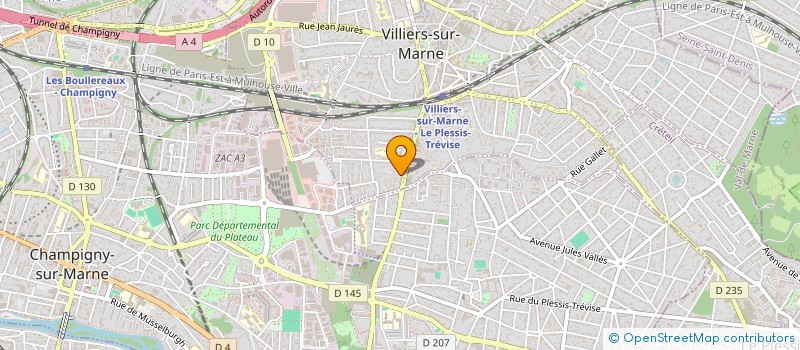 localisation de l'entreprise SALVI  VILLIERS SUR MARNE