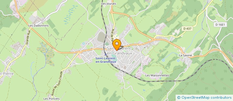 localisation de l'entreprise SALVI à SAINT-LAURENT-EN-GRANDVAUX