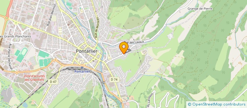localisation de l'entreprise SALVI PROMOTION à PONTARLIER