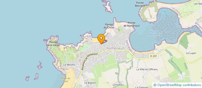localisation de l'entreprise SALVIA  SAINT-MALO