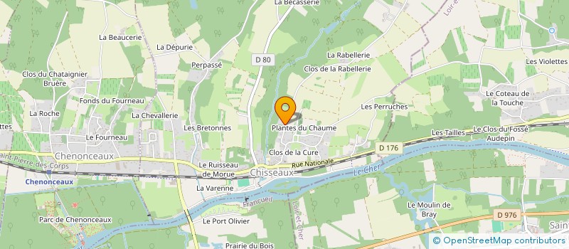 localisation de l'entreprise SALVIA  CHISSEAUX