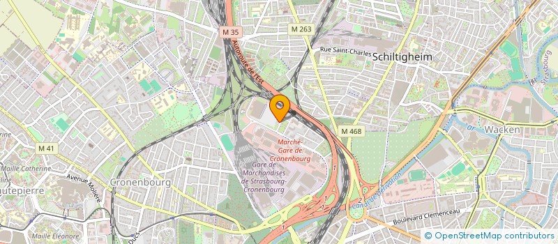 localisation de l'entreprise SALVIC à STRASBOURG
