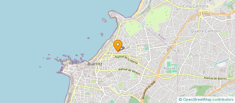 localisation de l'entreprise SALVIN à BIARRITZ