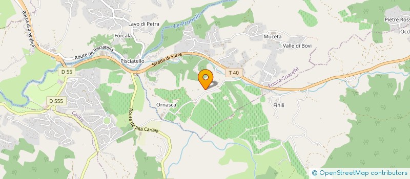 localisation de l'entreprise SALVINI BETON & LUMIERE  ECCICA-SUARELLA