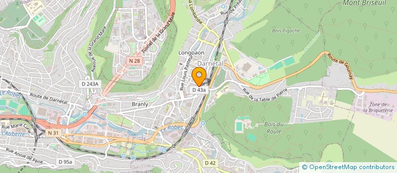 localisation de l'entreprise SALVOCRUZ  DARNETAL