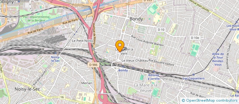 localisation de l'entreprise SALVPS à BONDY